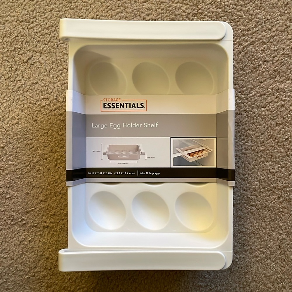 Storage Essentials Large Egg Holder Shelf